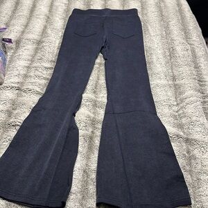 Women's Flared Leggings - Dark Gray